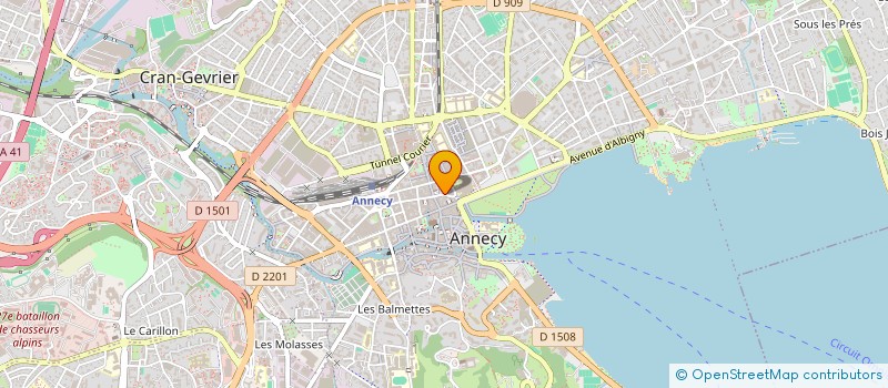 localisation de l'entreprise GIRRO EVENTS à ANNECY