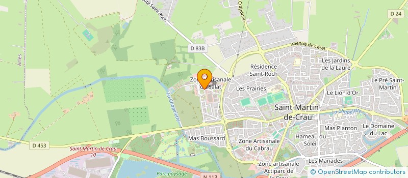 localisation de l'entreprise @GIRS S.I à SAINT-MARTIN-DE-CRAU