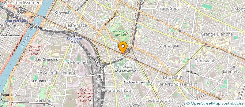 localisation de l'entreprise GIS BATIMENT à LYON