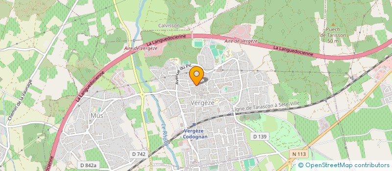 localisation de l'entreprise GIS CONSTANO  VERGEZE