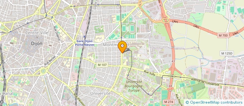 localisation de l'entreprise GIS RD CNRESM à DIJON