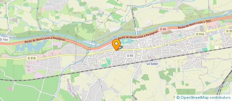 localisation de l'entreprise GISA  LE SOLER