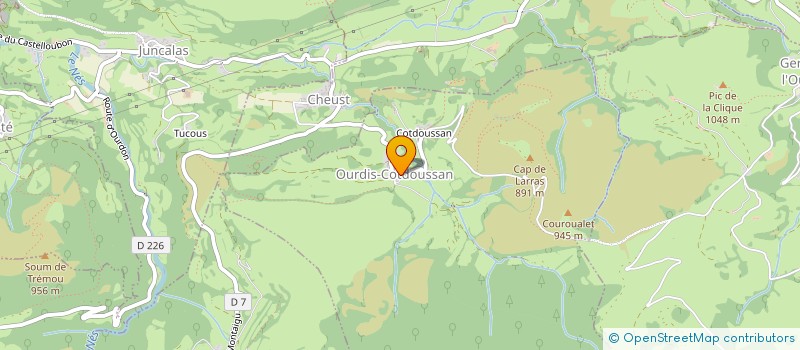 localisation de l'entreprise GISA  OURDIS-COTDOUSSAN