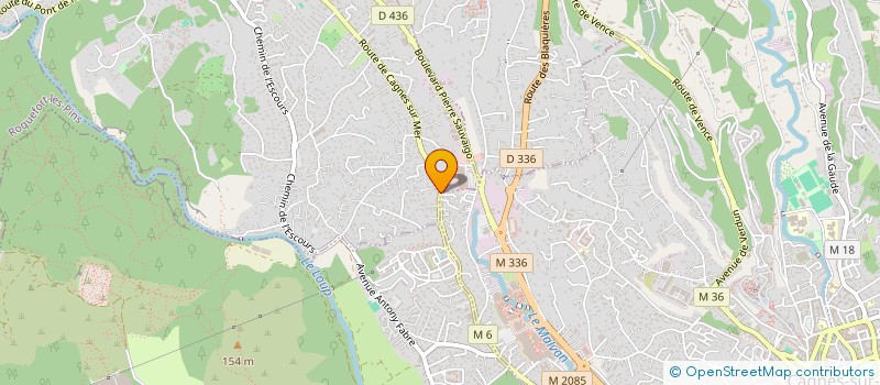 localisation de l'entreprise GISAM  LA COLLE-SUR-LOUP