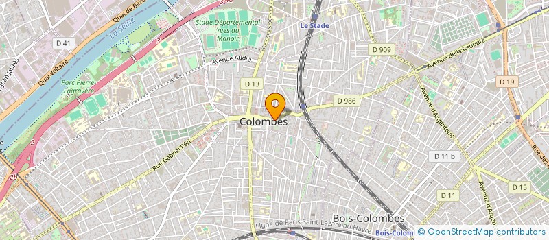 localisation de l'entreprise GISAMM HOLDING  COLOMBES