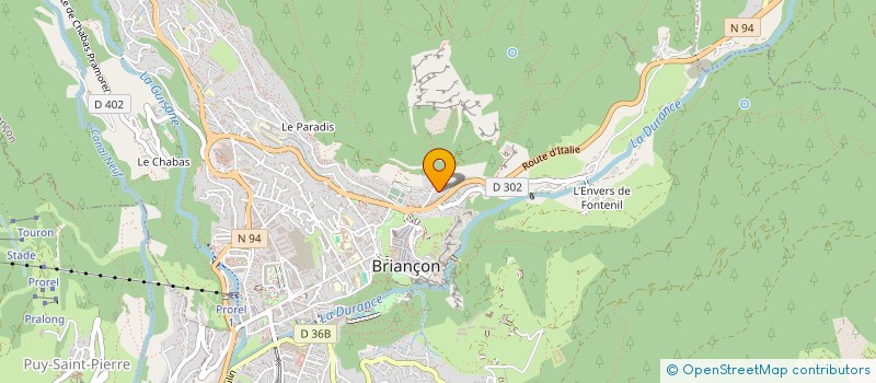 localisation de l'entreprise GISBERT - ASTE  BRIANCON