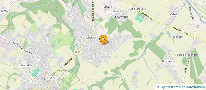 localisation de l'entreprise GISCAIL  MONTBERON