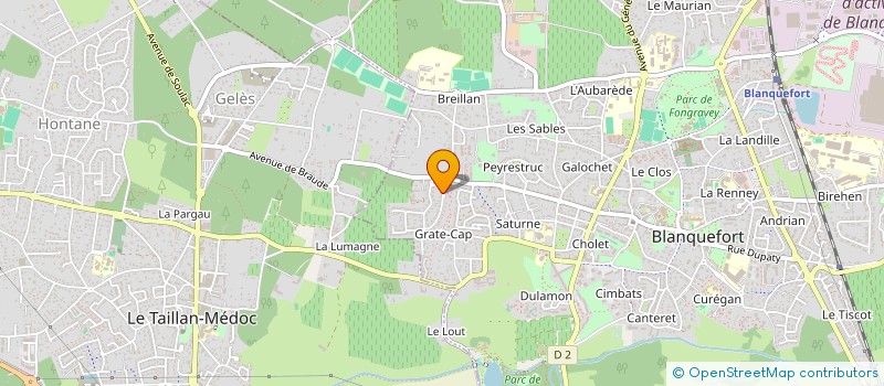localisation de l'entreprise GISCAN à BLANQUEFORT