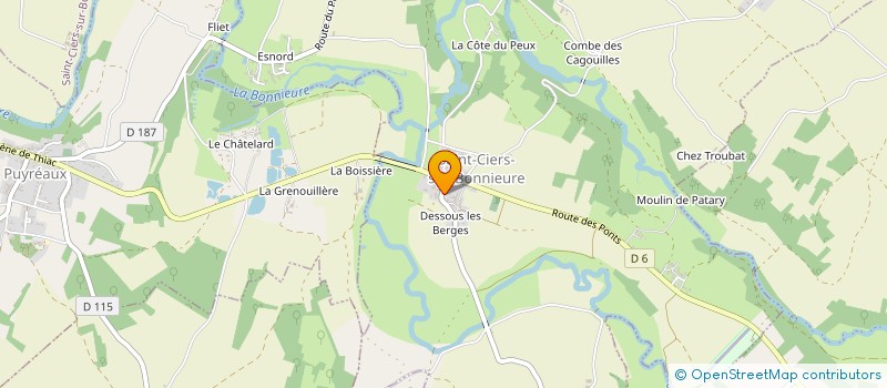 localisation de l'entreprise GISCAT à VAL-DE-BONNIEURE
