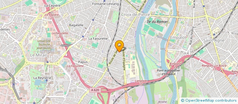 localisation de l'entreprise GISEE  TOULOUSE