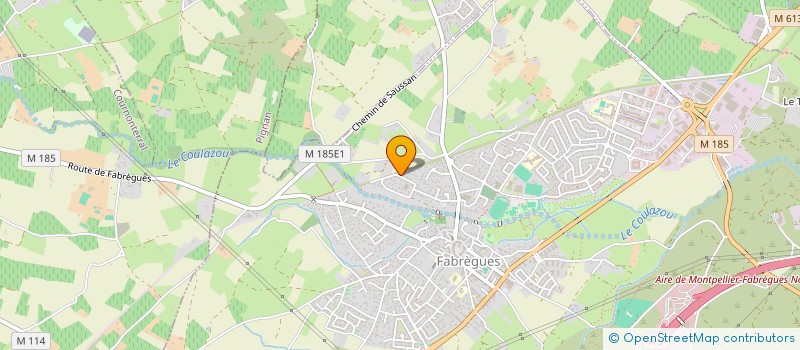 localisation de l'entreprise GISELE  FABREGUES