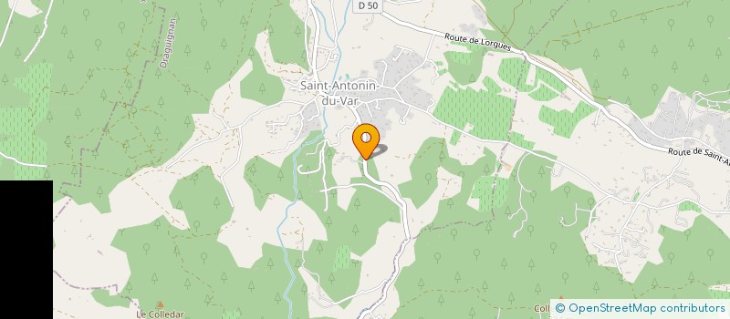 localisation de l'entreprise GISELE  SAINT-ANTONIN-DU-VAR