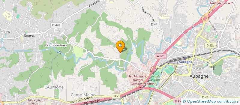 localisation de l'entreprise GISELE  AUBAGNE