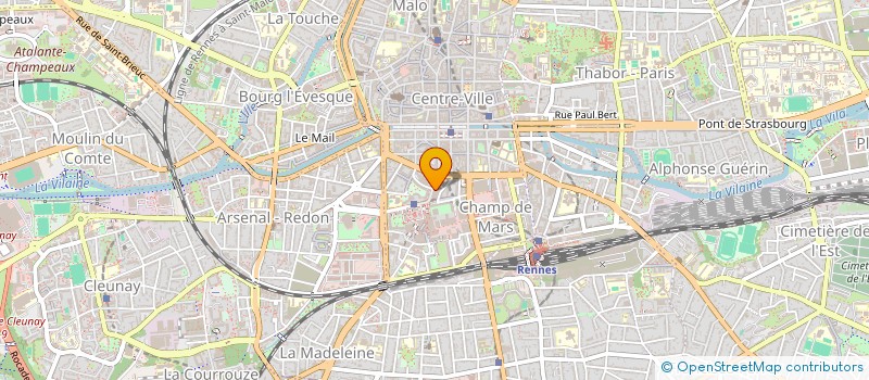localisation de l'entreprise GISELE MARTIN LUMINAIRES à RENNES