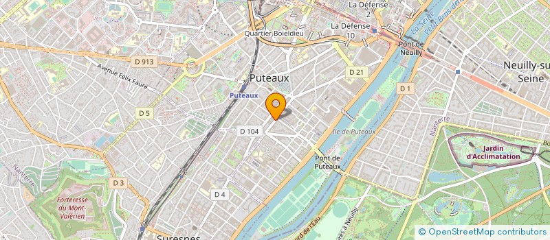 localisation de l'entreprise GISELE MEREAU LA GALERIE  PUTEAUX