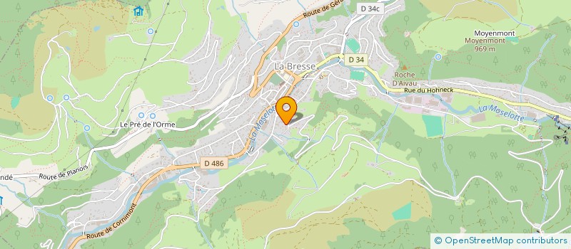 localisation de l'entreprise GISELLE EN BALADE  LA BRESSE