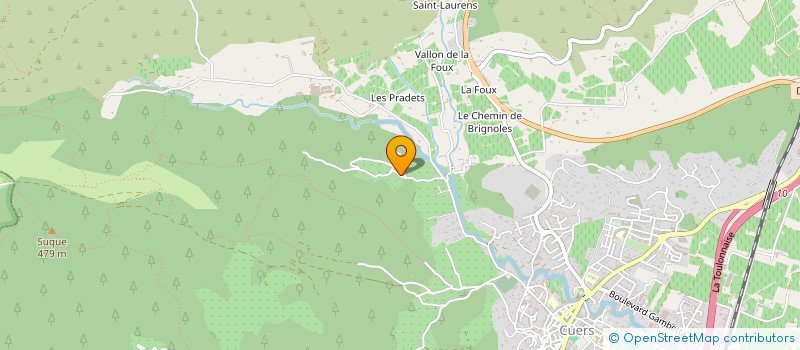 localisation de l'entreprise GISER à CUERS