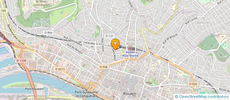 localisation de l'entreprise GISMOULE à ROUEN