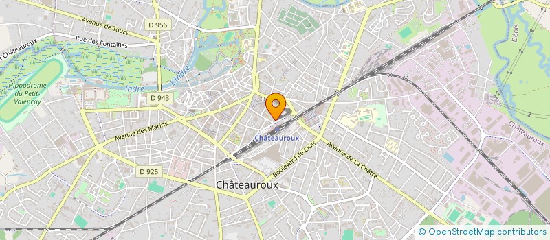 localisation de l'entreprise GISNA à CHATEAUROUX