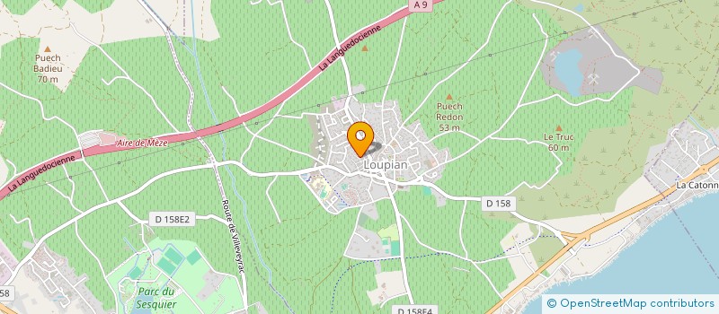 localisation de l'entreprise GISONE ET FILS  LOUPIAN