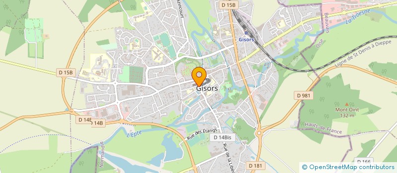 localisation de l'entreprise GISORS IMMOBILIER à GISORS