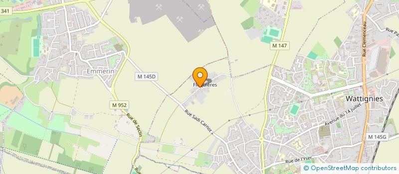 localisation de l'entreprise GISOU  WATTIGNIES