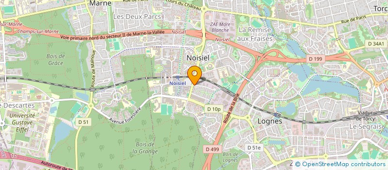 localisation de l'entreprise GISPI SECURITE à NOISIEL