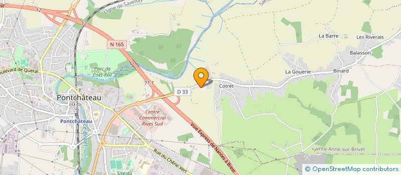 localisation de l'entreprise GISQUET à SAINTE-ANNE-SUR-BRIVET