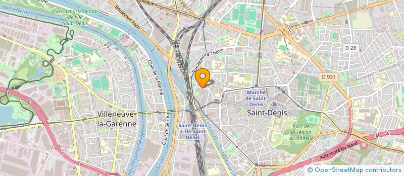 localisation de l'entreprise GISQUET AUTOMOBILES à SAINT-DENIS