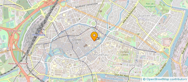 localisation de l'entreprise GISQUETTE PAUPIETTE à STRASBOURG