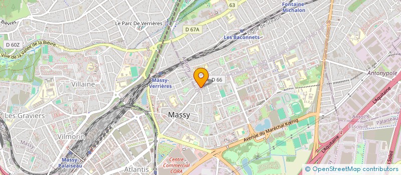 localisation de l'entreprise GISSIT à ANTONY