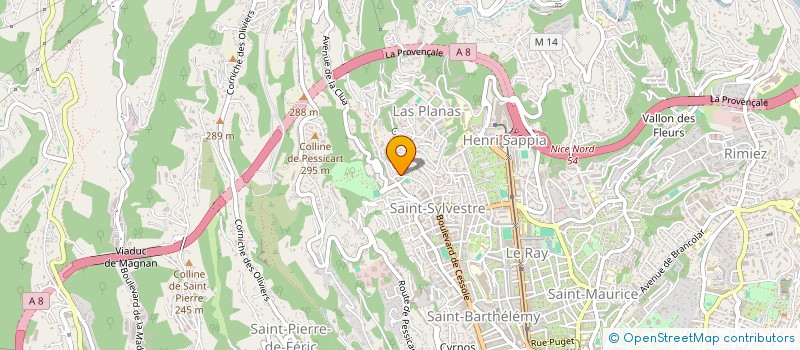 localisation de l'entreprise GISTE  NICE