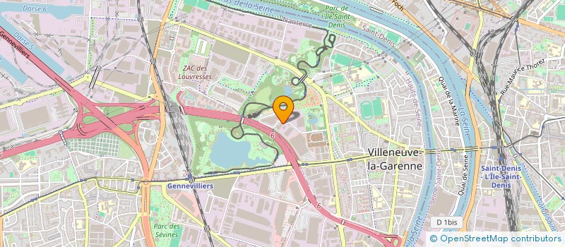 localisation de l'entreprise GISTOCK à VILLENEUVE-LA-GARENNE