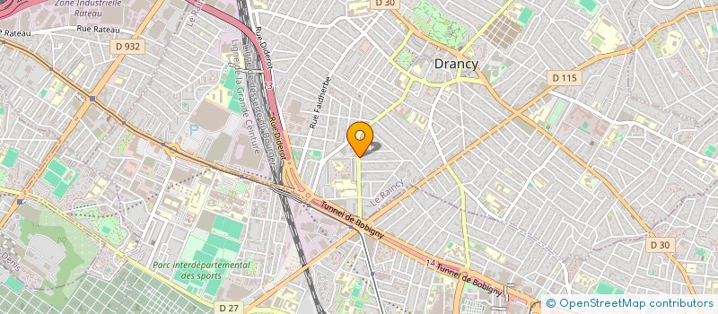 localisation de l'entreprise GISY à DRANCY