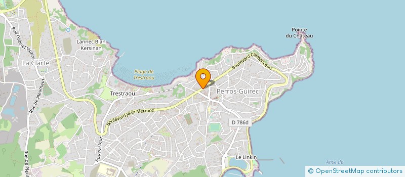 localisation de l'entreprise GIT LA COTE DE GRANIT TREGOR à PERROS-GUIREC