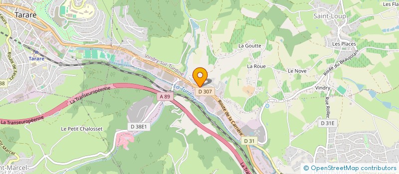 localisation de l'entreprise GIT OTEL à VINDRY-SUR-TURDINE