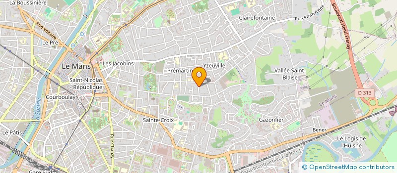 localisation de l'entreprise GITE 24  LE MANS