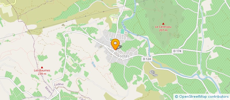 localisation de l'entreprise GITE A COEUR VAILLANT  VAILHAN