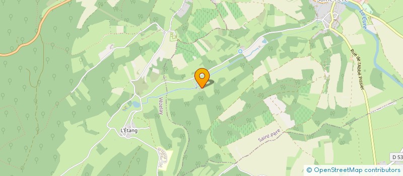 localisation de l'entreprise GITE AUX LIEVRES à SAINT-PERE