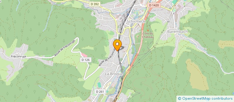 localisation de l'entreprise GITE CHEZ CELIA  LA BROQUE