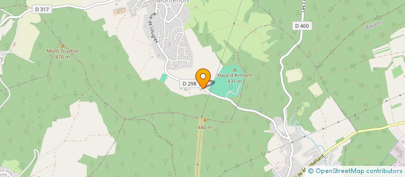 localisation de l'entreprise GITE D'ETAPE LA CLE DES CHAMPS  MONTENOIS