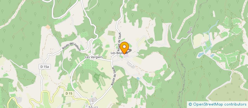 localisation de l'entreprise GITE D'ETAPE LES HAUTS DE REMOURASE  MURS