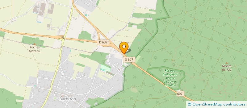 localisation de l'entreprise GITE DE BARBIZON AU BOIS DU MEE  BARBIZON