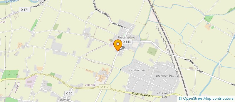 localisation de l'entreprise GITE DE L ENTRE DEUX  UPIE