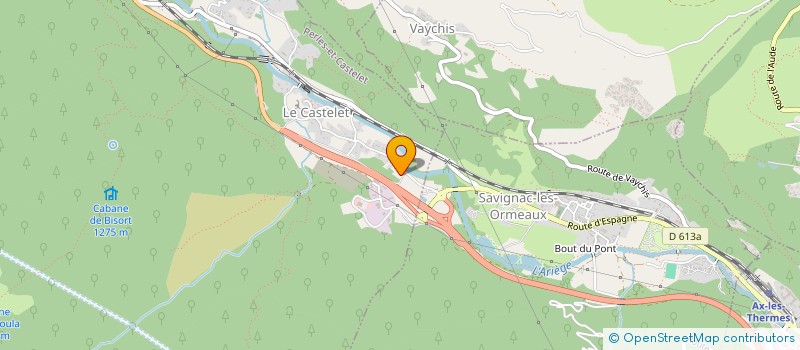 localisation de l'entreprise GITE DE L'HOSPITALITE à PERLES-ET-CASTELET