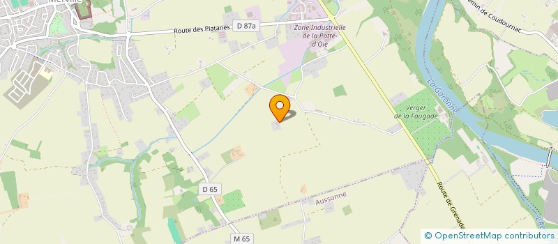 localisation de l'entreprise GITE DE LA BASTIDE  MERVILLE