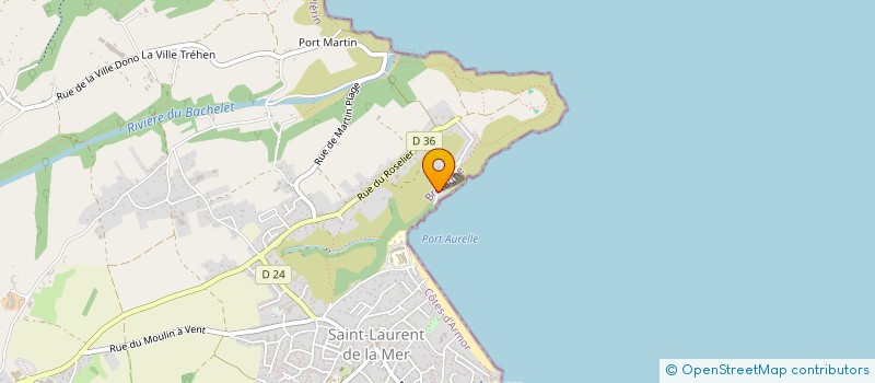 localisation de l'entreprise GITE DE LA CORNICHE  PLERIN