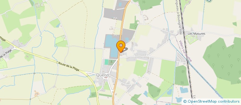 localisation de l'entreprise GITE DE LA FERME DU DOMVOY  QUEND