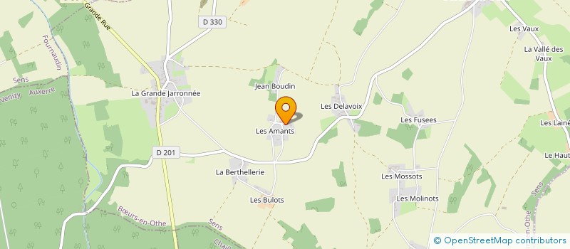 localisation de l'entreprise GITE DE LA FORET D'OTHE  BURS-EN-OTHE