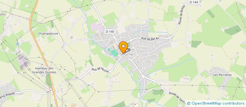 localisation de l'entreprise GITE DE LA GANDONNIERE  TELOCHE